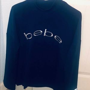 beautiful bebe blue sweater